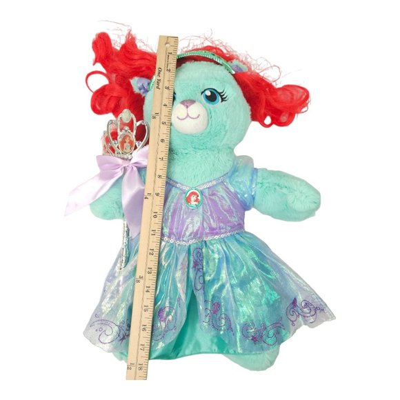 Build A Bear Disney Princess Ariel Limited Edition 17" Plush Scepter Crown Gown - Picture 9 of 16